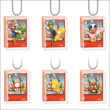 New スーパーマリオブラザーズ Wii 立体ジャケットマスコット｜商品