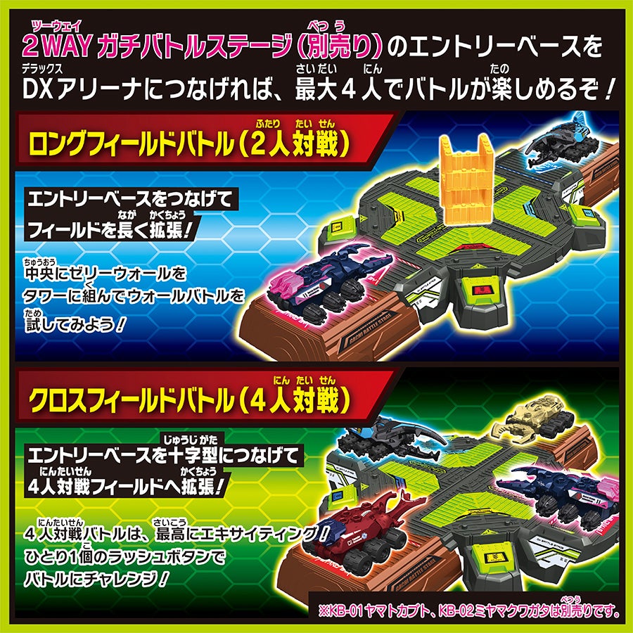 KB-11 ラッシュバトルDXアリーナセット｜バトル昆虫カブトボーグ（昆虫