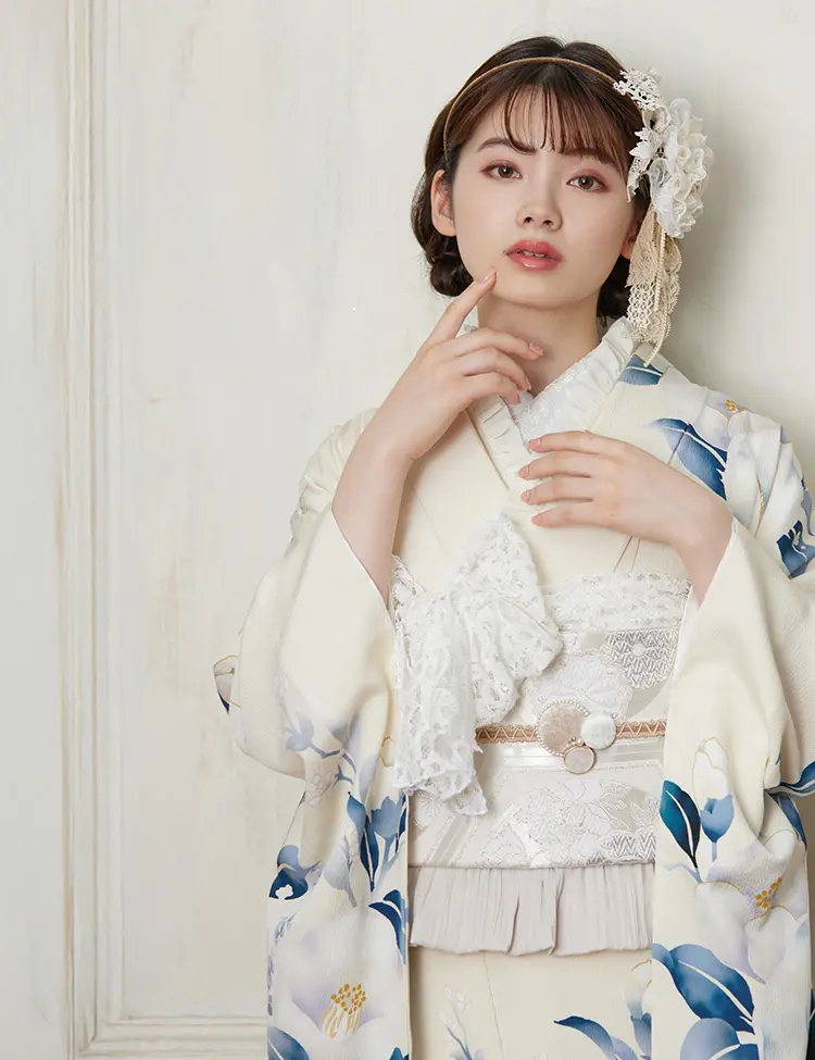 おしゃれなレトロの成人式のレンタル振袖｜個性的でおしゃれな