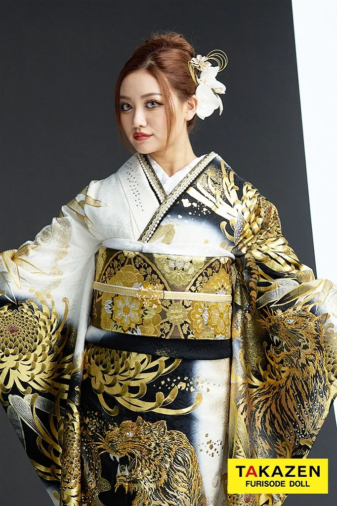 ジャパンモード 白/黒/ゴールド(金色) 本家トラ柄 一番派手 絶対目立つ