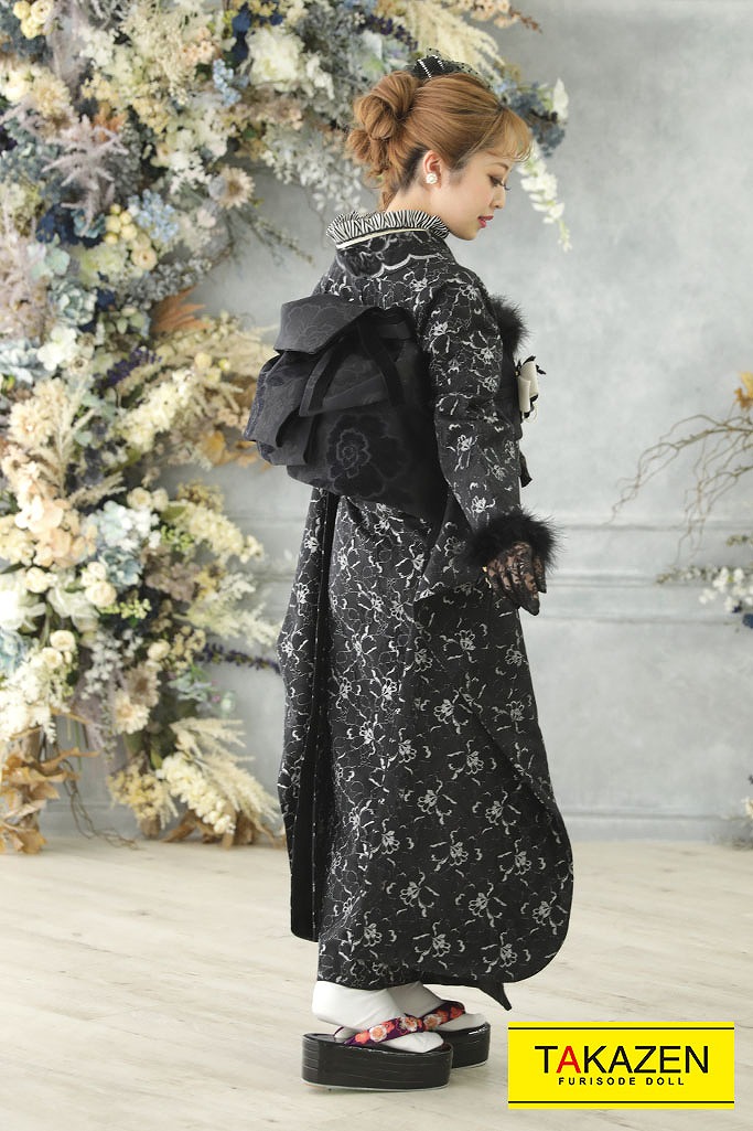 ヴィンテージスタイル 黒/ブラック 総レース おしゃれ 今どきスタイル