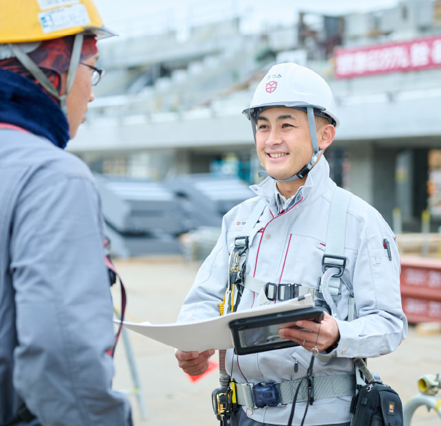 社員紹介 内海 崇晃 | 社員を知る | キャリア採用サイト | 竹中工務店