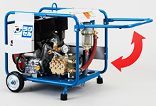 高圧洗浄機(エンジン式) HPJ-680ES セル付|レンタル商品|リース