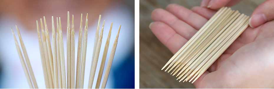 国産・無塗装】竹製＜極上＞爪楊枝（つまようじ）折れない竹楊枝！遂に