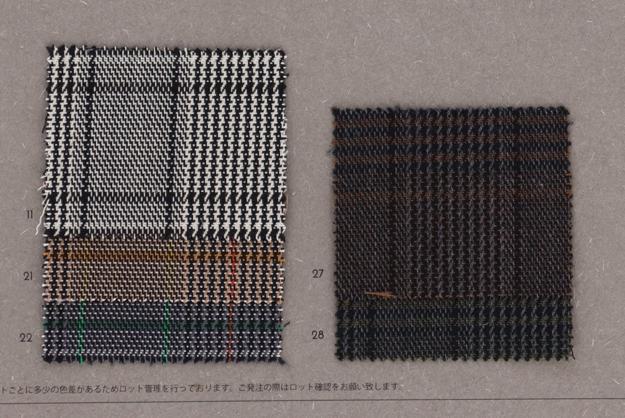 グランピアンズコード グレンチェック – 瀧定名古屋株式会社 32課