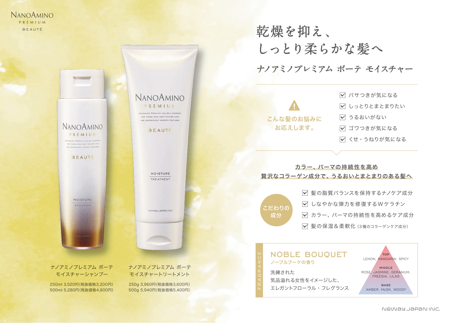 ナノアミノプレミアム ボーテ 超高品質シャンプートリートメント