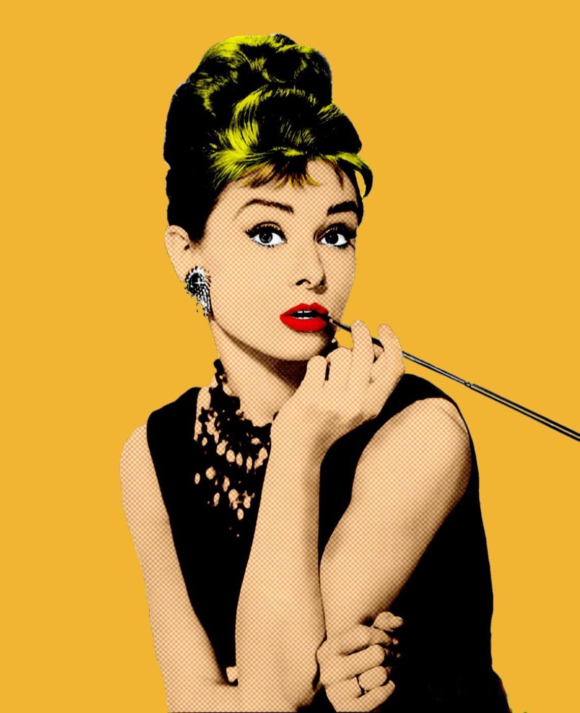 Audrey Hepburn - Pop Art - Tallenge Hollywood Poster Collection