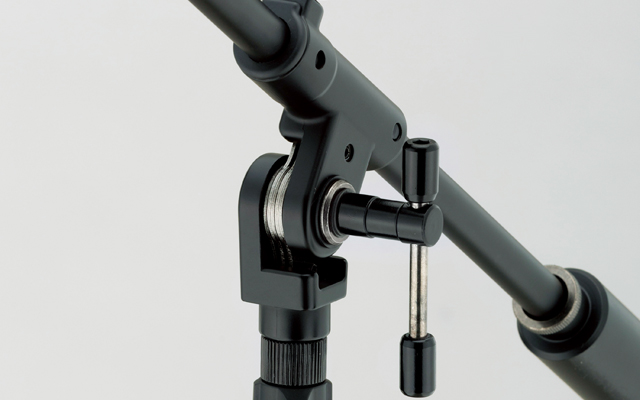 Low Profile Telescoping Boom Stand MS736LBK | Boom Microphone