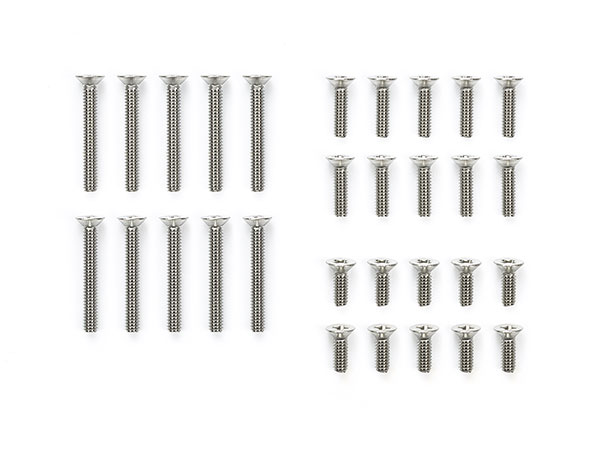 タミヤ ミニ四駆グレードアップパーツ ステンレス皿ビスセット (6・8