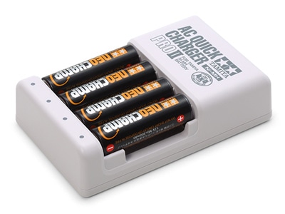 タミヤ ミニ四駆バッテリー 単3形ニッケル水素電池ネオチャンプ(4本)と