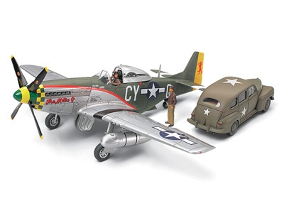 タミヤ スケール限定商品 1/48 P-51Dマスタング&アメリカ陸軍スタッフ