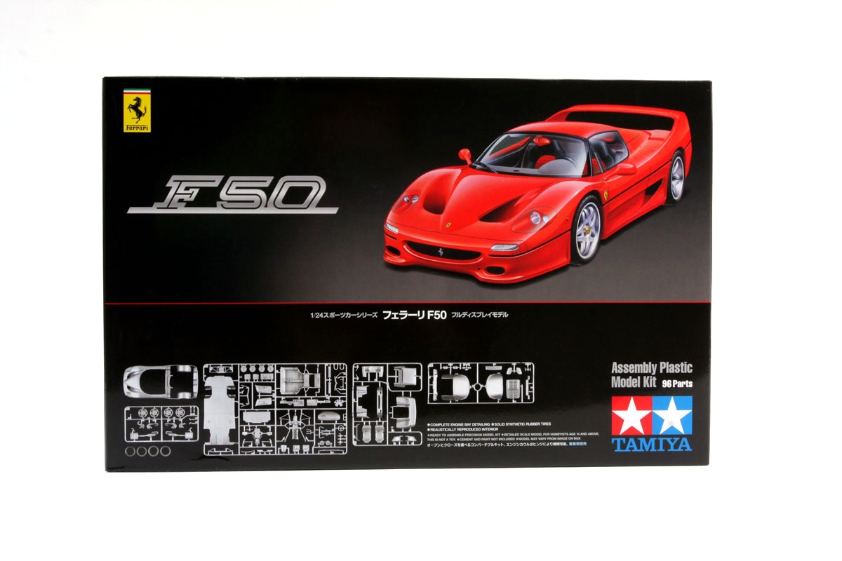TAMIYA フェラーリ F50 1/24 プラスチックモデルキット Amazon.com