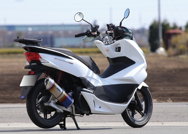 r's gear(アールズギア) PCX/PCX150 オーバルチタンマフラー | 株式