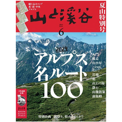 たのめーる】山と渓谷社 山と溪谷 定期購読 1年12冊 (継続) 1セットの通販