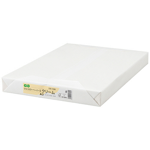 たのめーる】TANOSEE αエコカラーペーパーII A3 クリーム 1冊(500枚)の通販