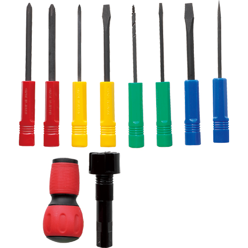 たのめーる】アネックスツール 電工グリップ ドライバーセット 8本組