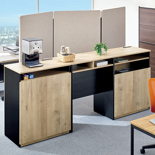 たのめーる】エランサ 木製カフェカウンター テーブルタイプ 幅1200mm