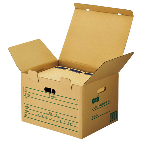 たのめーる】TANOSEE 文書保存箱 A4・B4用 内寸:W395×D326×H304mm 1