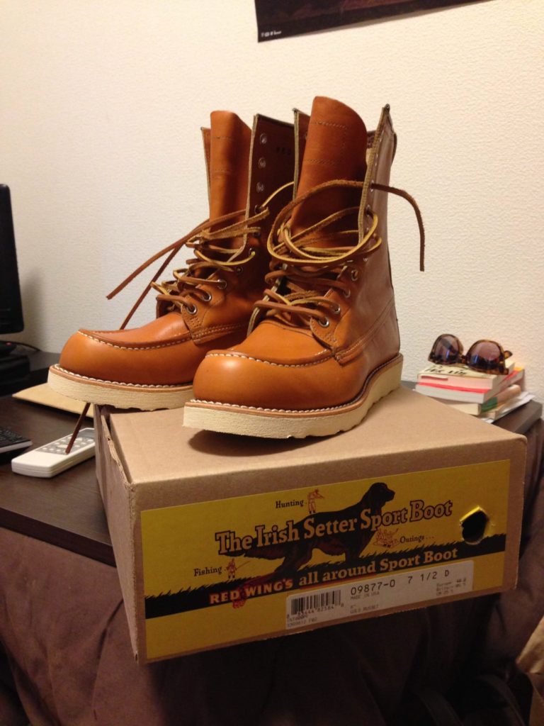 レッドウィング9877 エイジングレポート #1 ｜たぬちきブログ