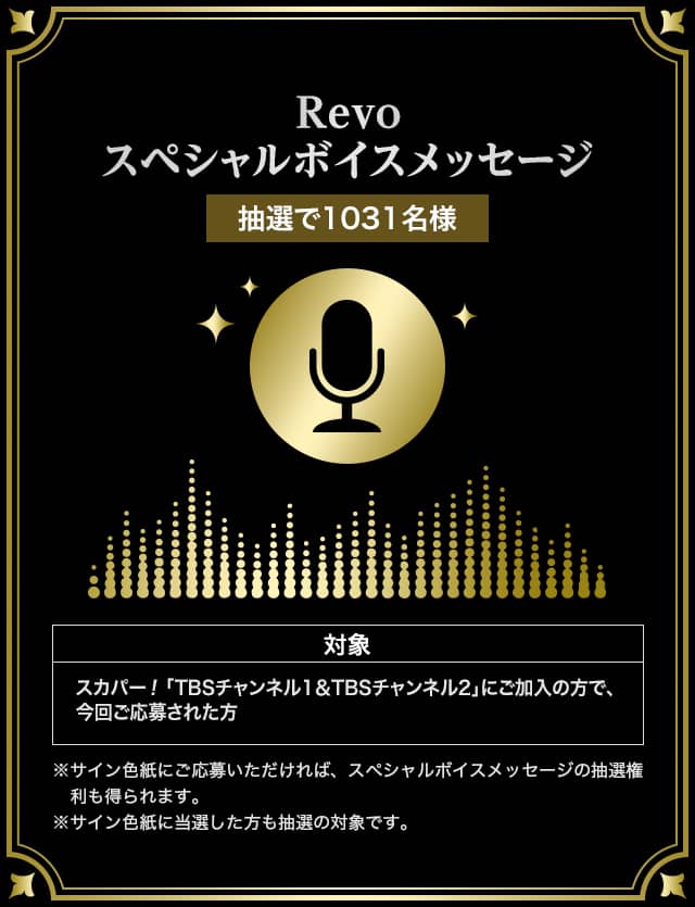 TBSチャンネル 契約者限定プレゼント Sound Horizon / Linked Horizon