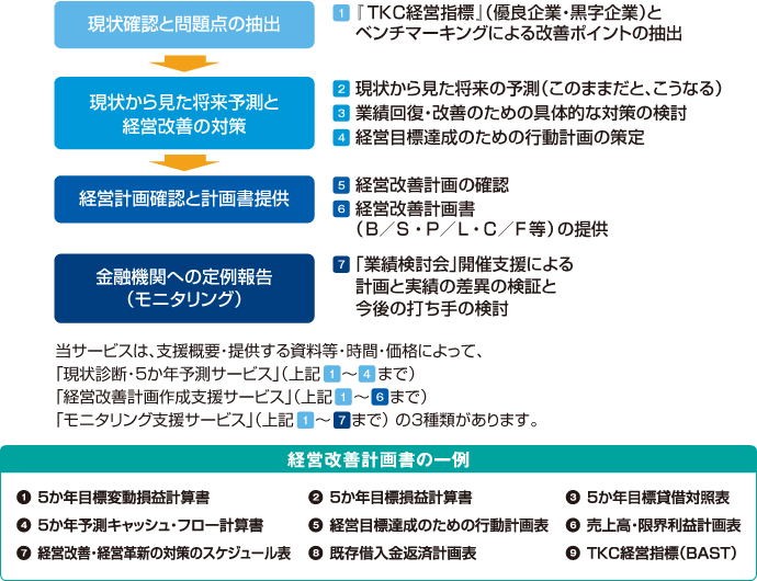 中小企業向け「経営改善計画策定支援サービス」 | TKC全国会のご紹介