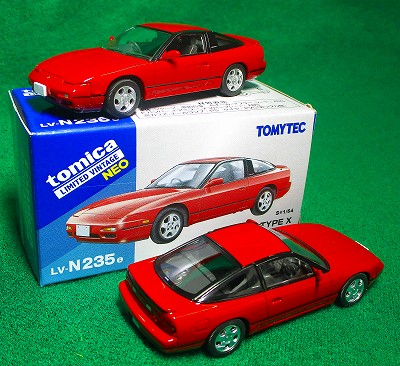 日産 180SX タイプ X （95年） N235e｜トミーテック｜ミニカー｜1