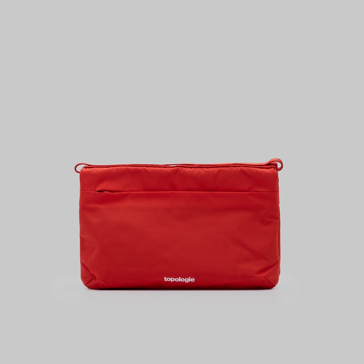Topologie Flat Sacoche Small Red Tech Sateen Bag - FREE 24h