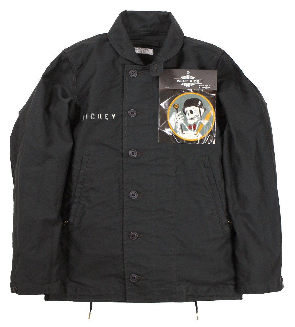 WESTRIDE -LIGHT DECK JACKET- BLK