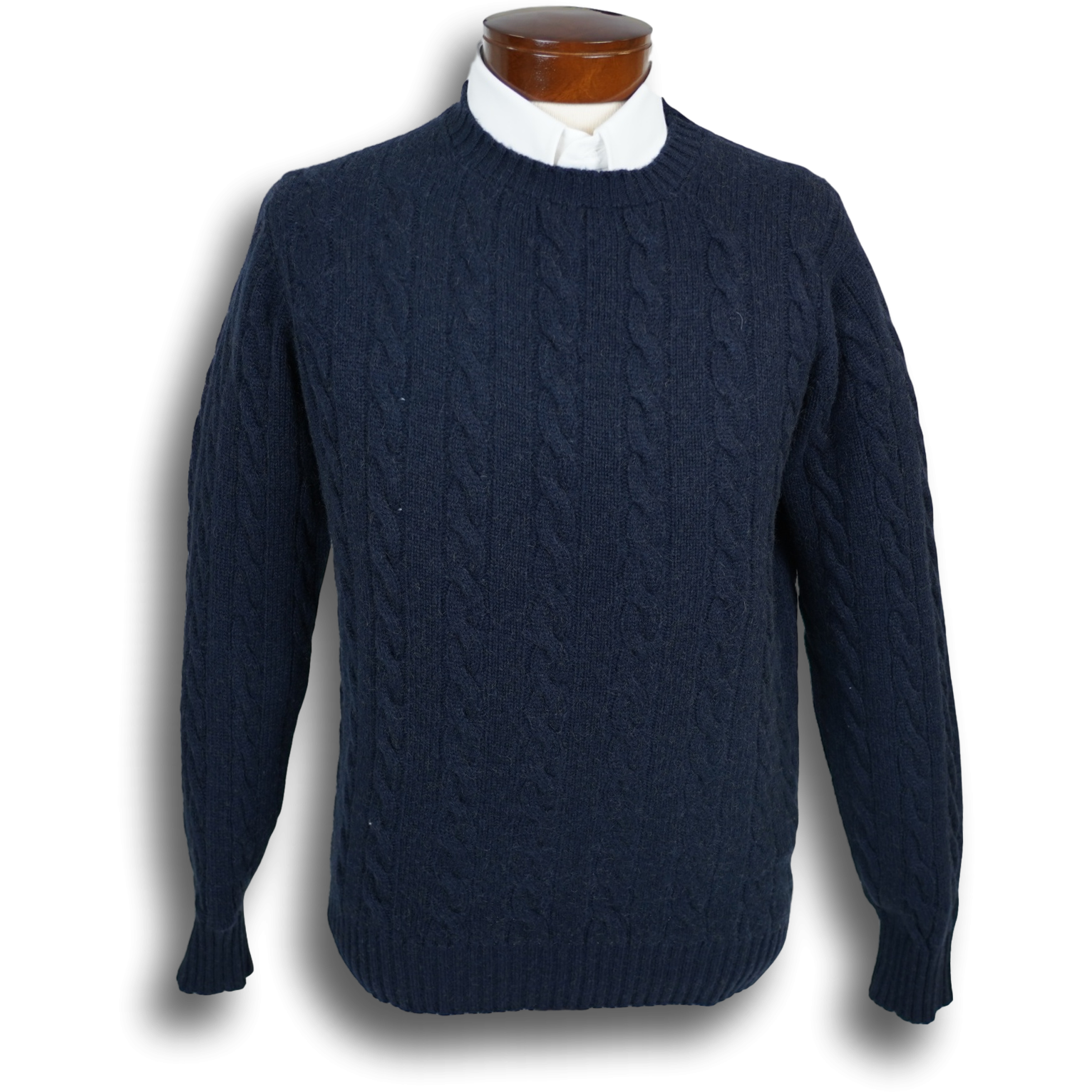 Camelhair Crewneck Cable Sweater – The Andover Shop