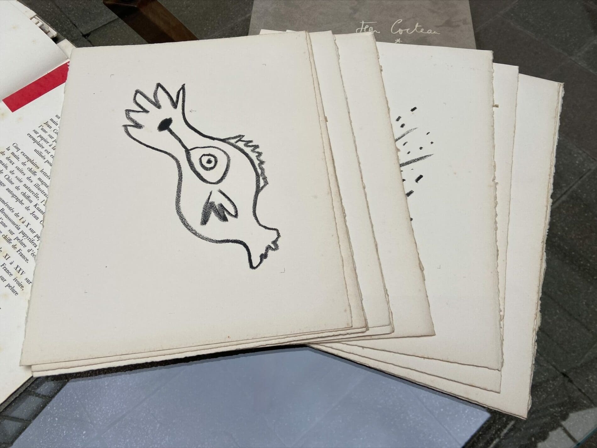 ジャン・コクトーとパブロ・ピカソのポートフォリオ「1916年から1961年