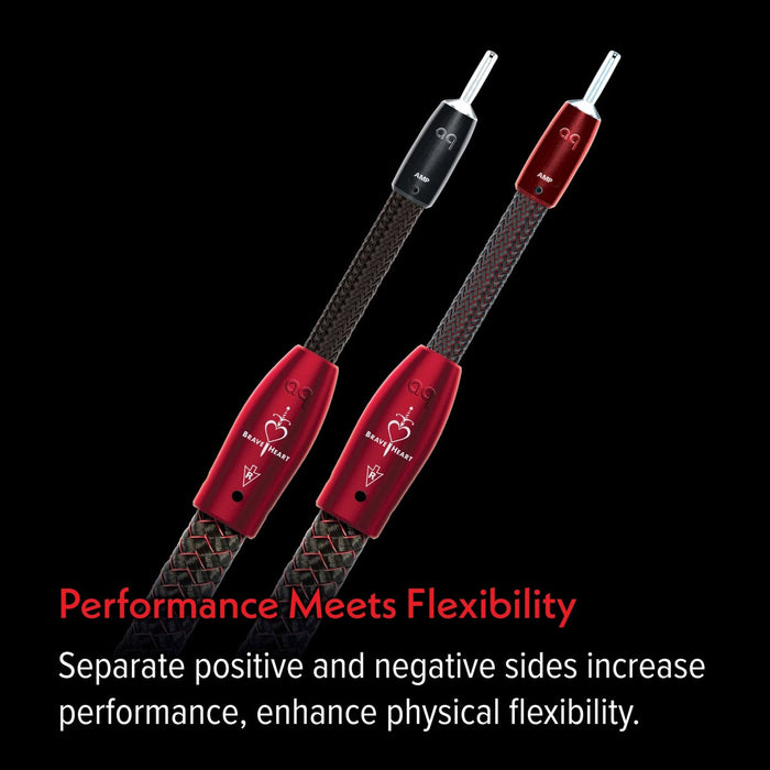 AudioQuest - Brave Heart - ZERO-Tech Speaker Cable — The Audio Tailor