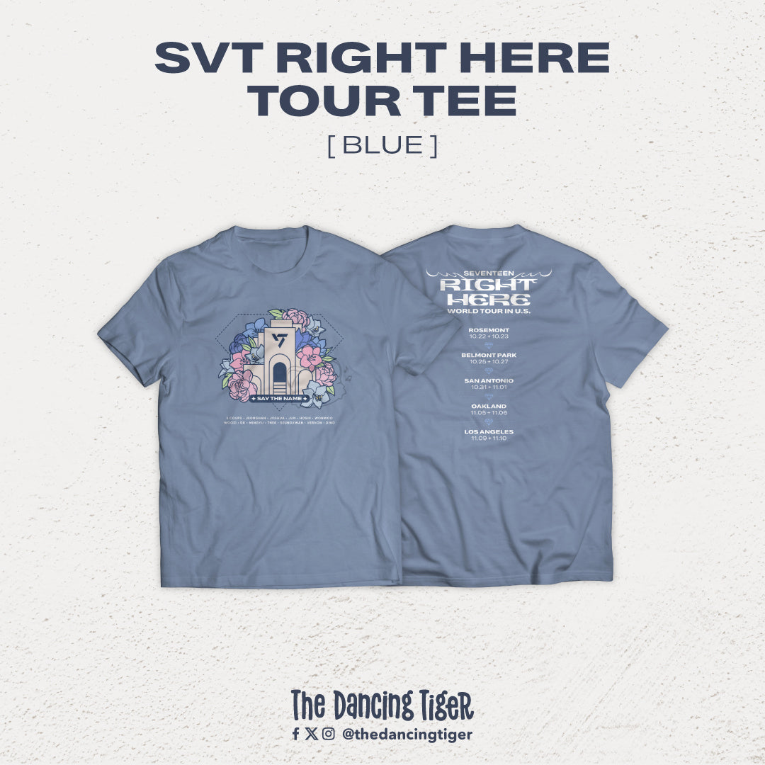 PRE-ORDER: SVT Right Here Tour Apparel – The Dancing Tiger