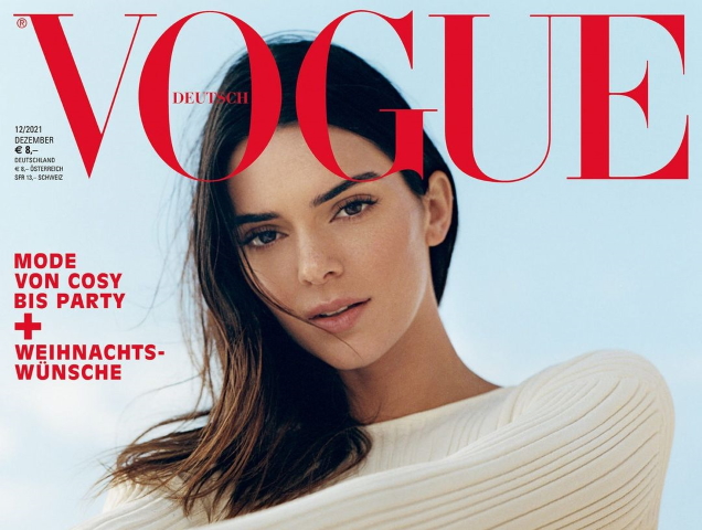 Kendall Jenner Vogue Germany December 2021 - theFashionSpot