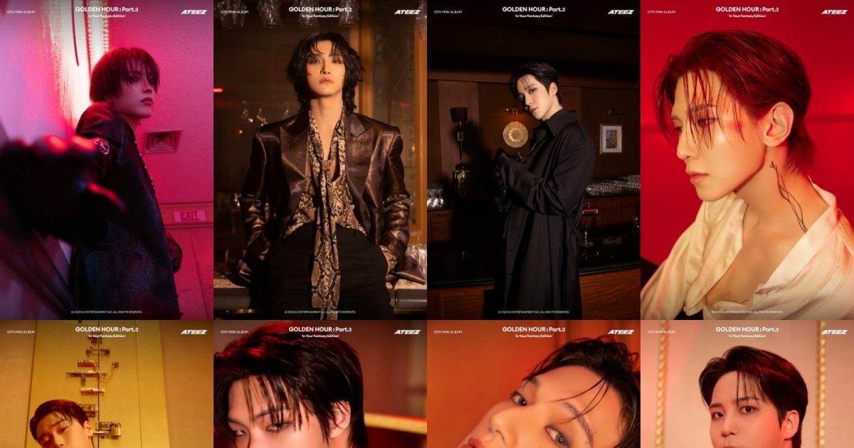 ATEEZ、カリスマ性溢れる表情で魅了！ミニアルバム全コンセプトフォト