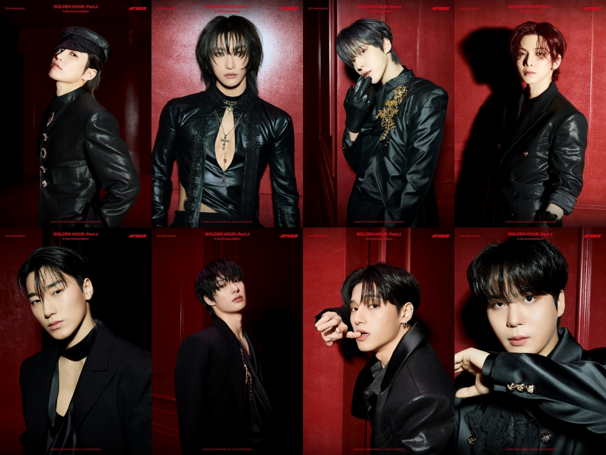 ATEEZ、カリスマ性溢れる表情で魅了！ミニアルバム全コンセプトフォト