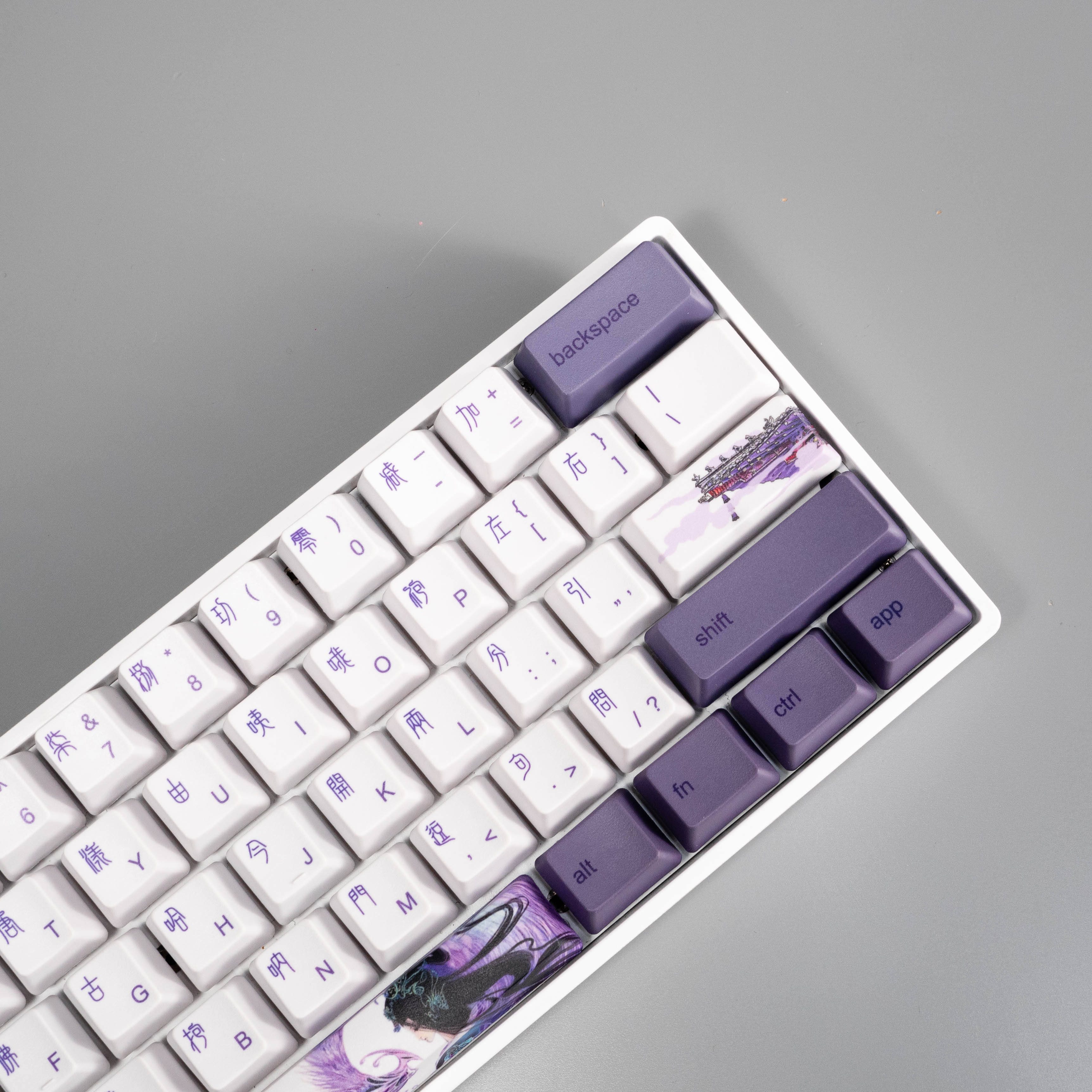 Purple Paradise Keycap Set - TheKeyboardStore