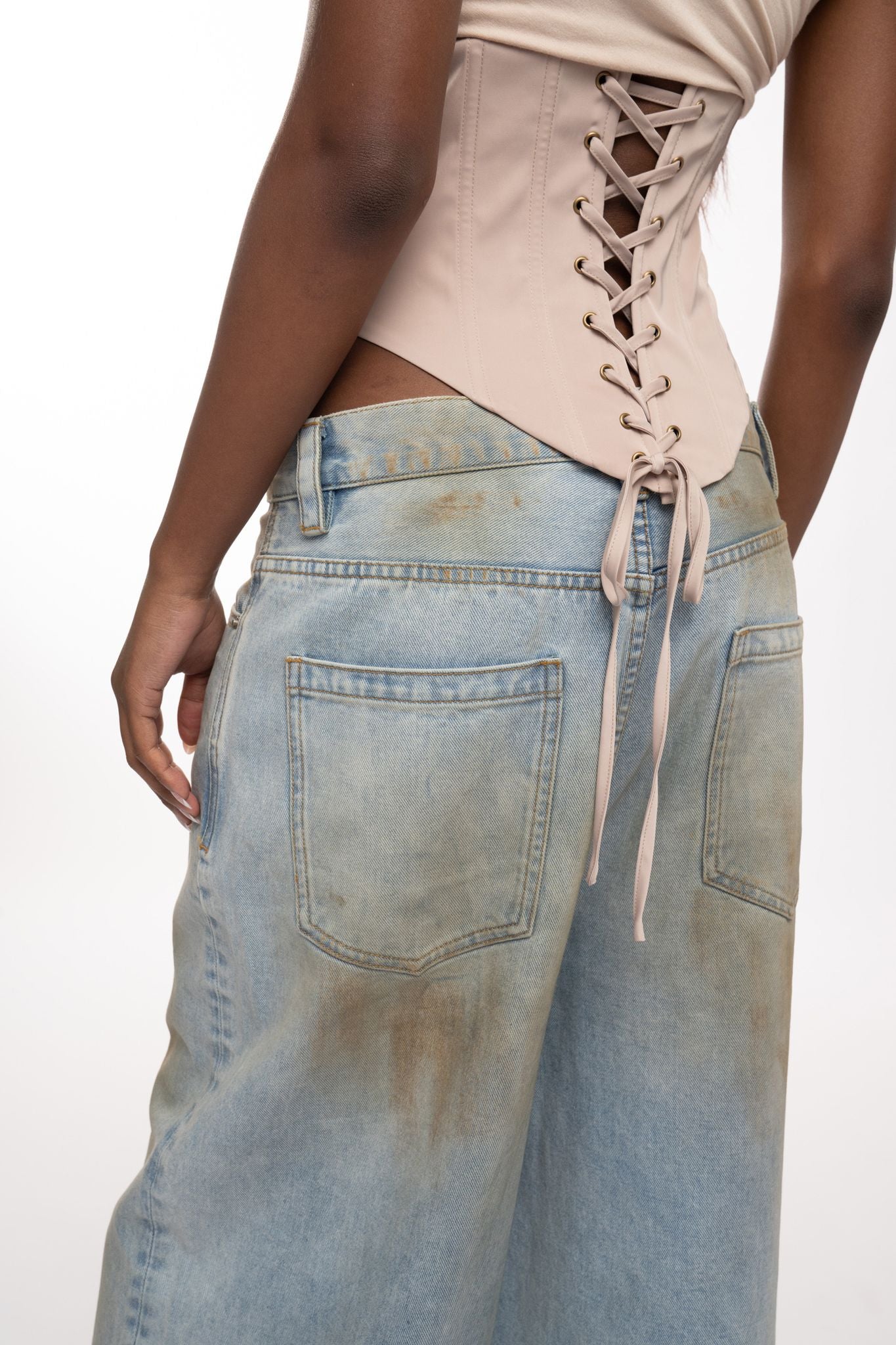 Valkyrie Corset Top - Beige – THE KRIPT