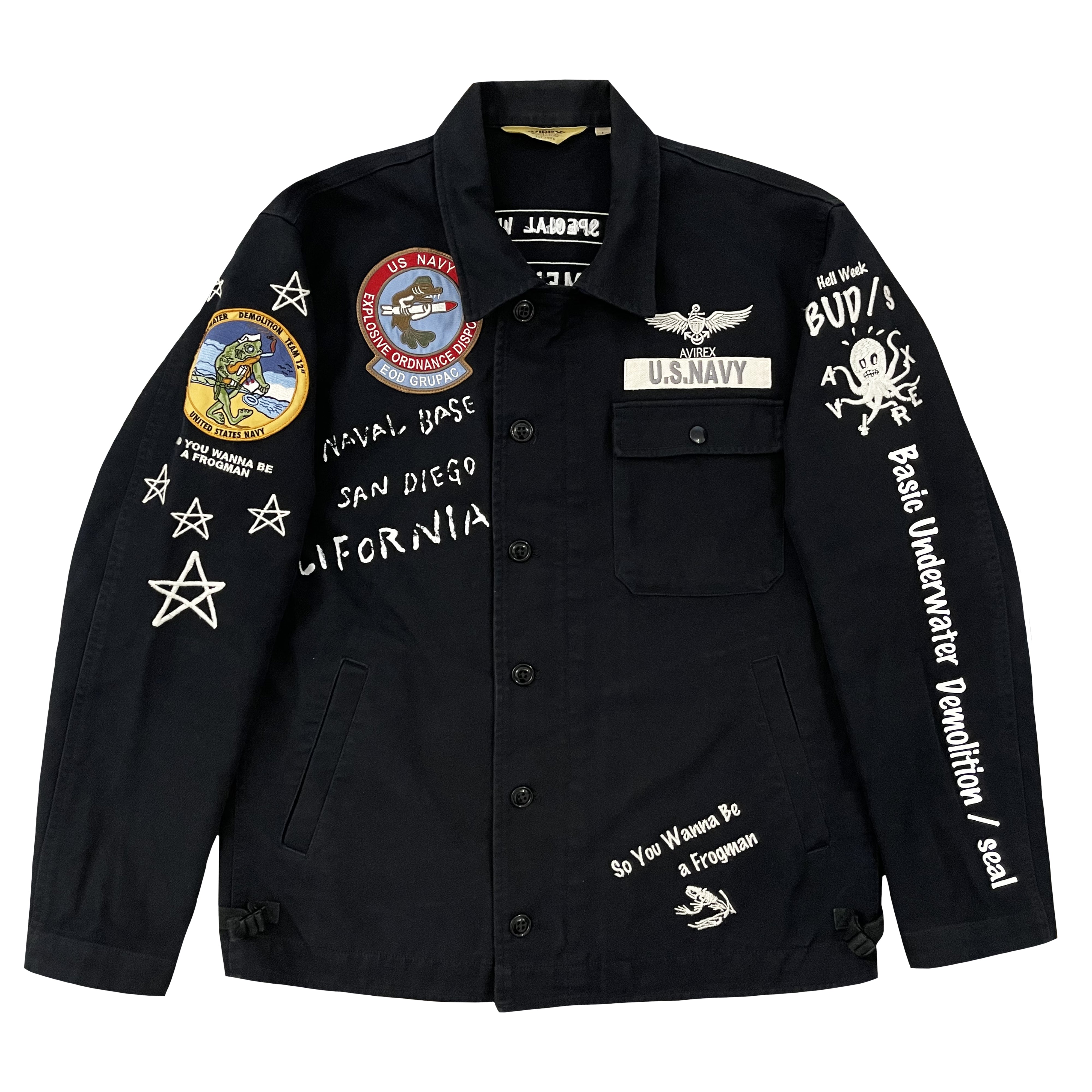 Avirex US Navy Seals Military Field Jacket - M – The Holy Grail