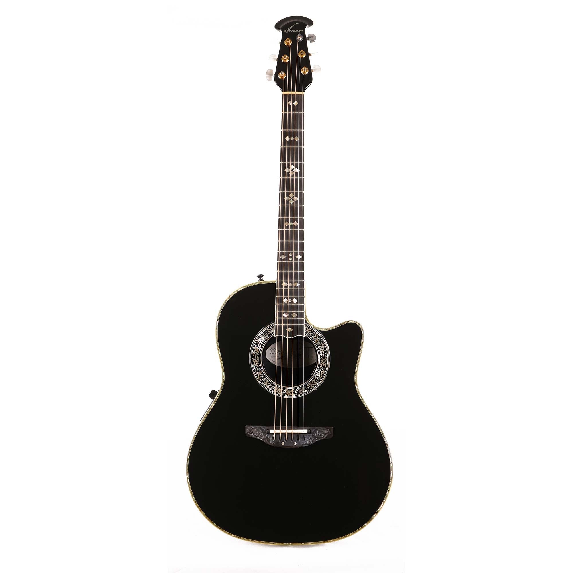 Ovation 1869 Custom Legend Acoustic-Electric Black Used | The
