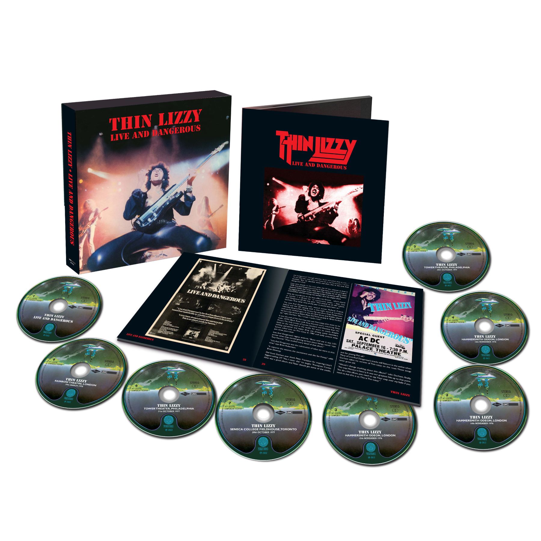 THIN LIZZY: Live And Dangerous 8CD Box Set - The Rockpit
