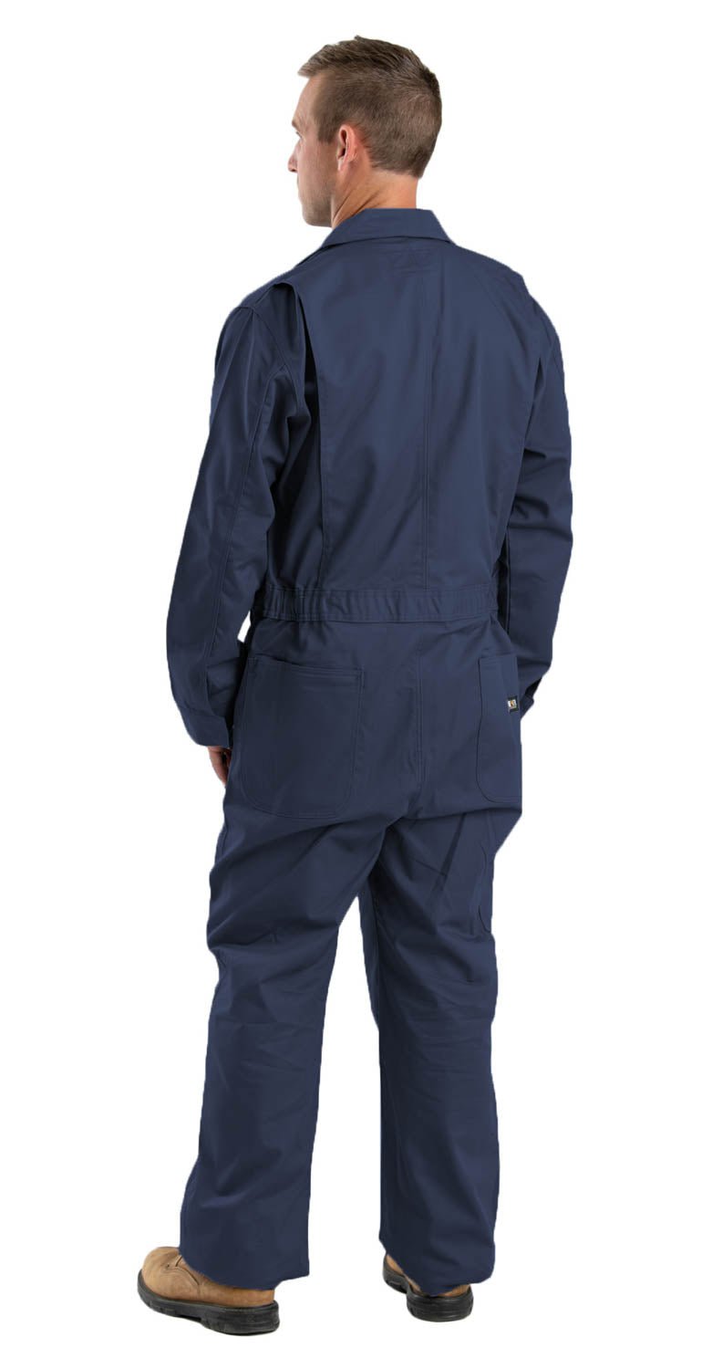 Berne Mens Navy Cotton Blend FR Deluxe Coverall – The Western Company