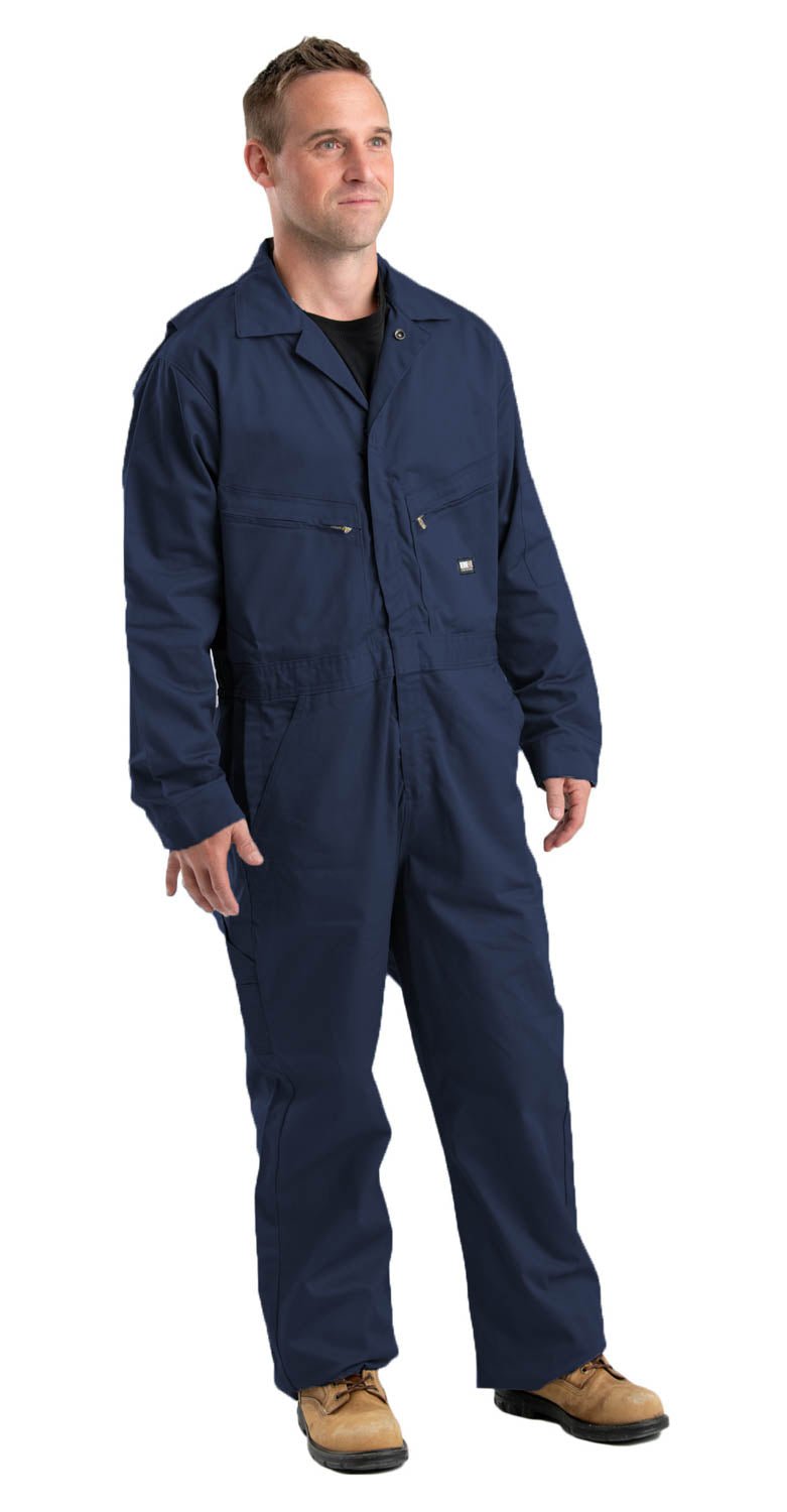 Berne Mens Navy Cotton Blend FR Deluxe Coverall – The Western Company