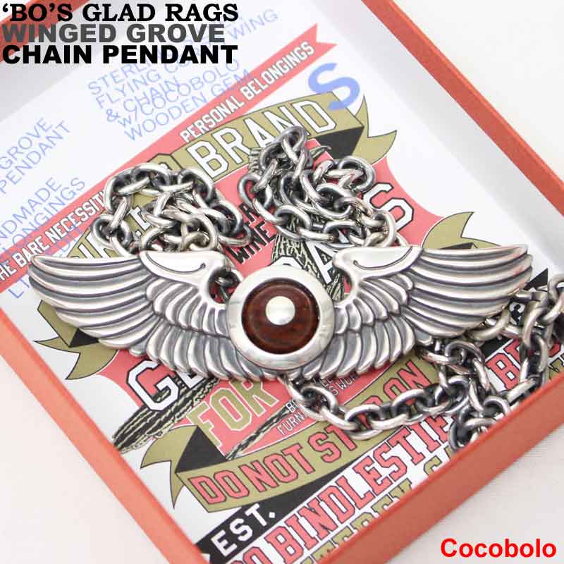 ボーズグラッドラグス 【ウイングドグローブ チェーンペンダント