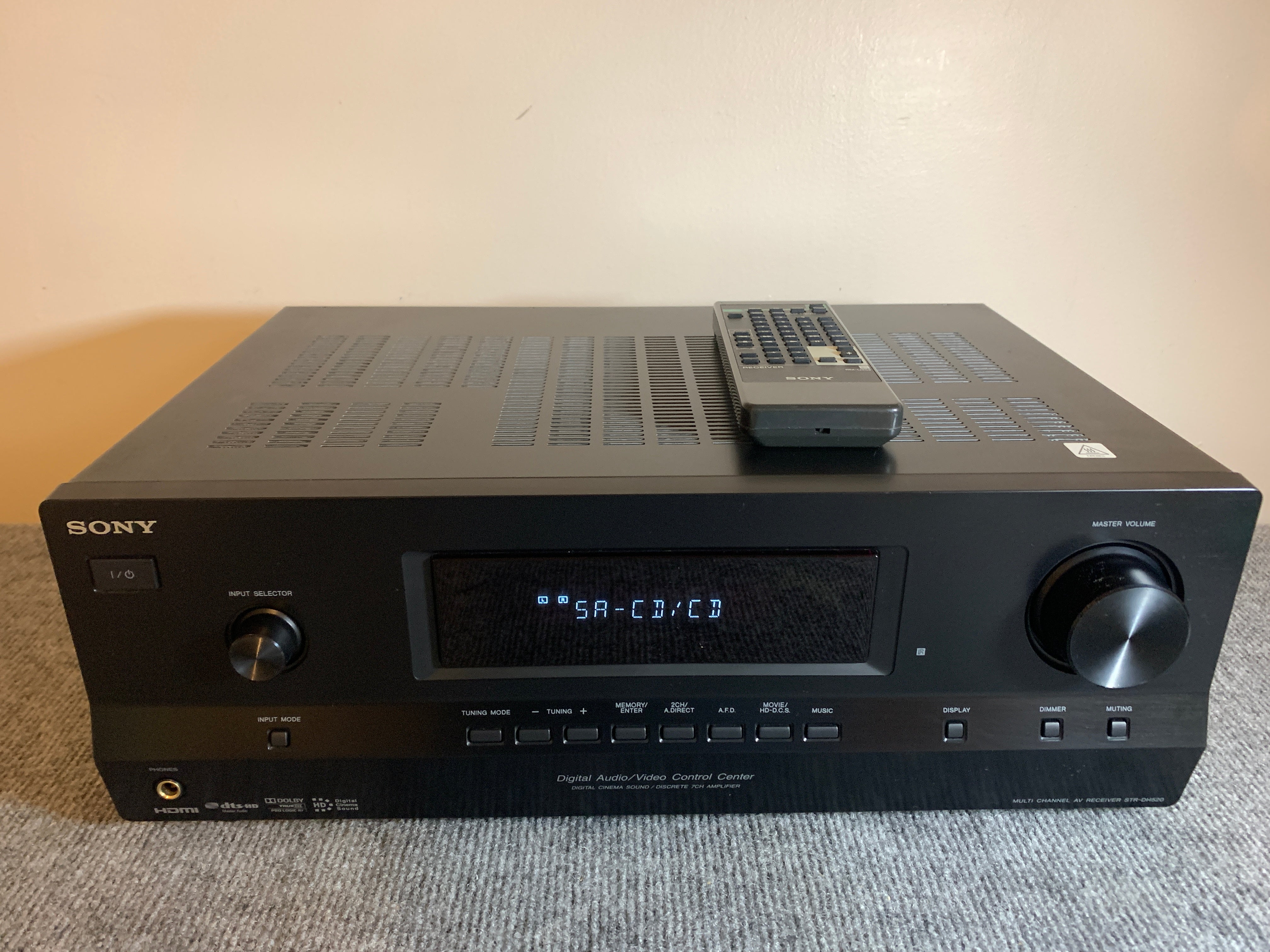 Sony STR-DH520 Stereo Receiver * Remote Control – The Turntable Store