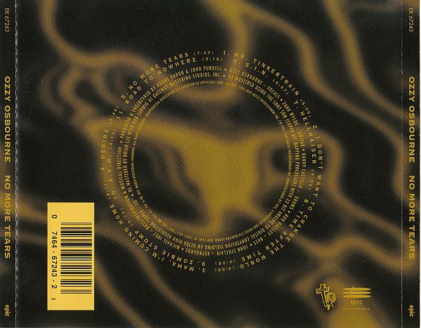 Buy Ozzy Osbourne : No More Tears (CD, Album, RE, RM, Son) Online