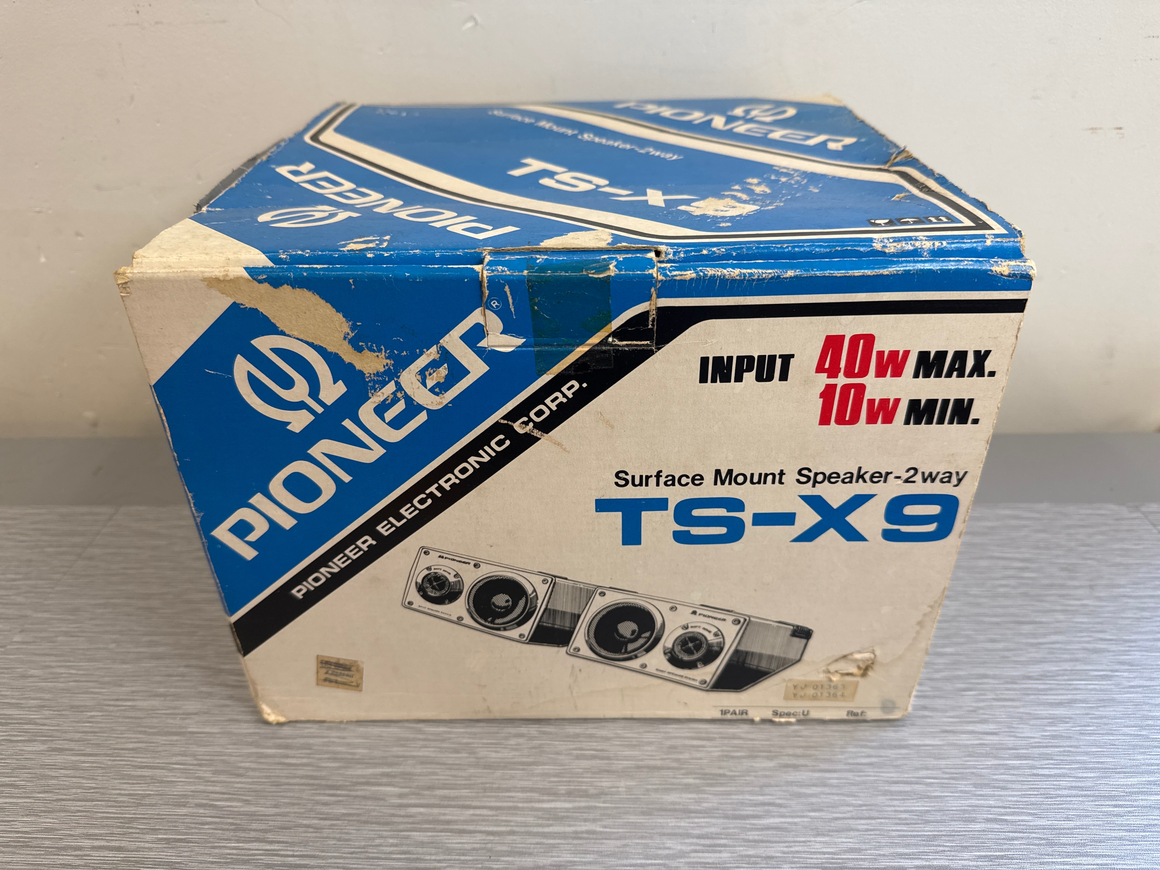 Pioneer TS-X9 Surface Mount Speaker-2 Way * Box – The Turntable Store