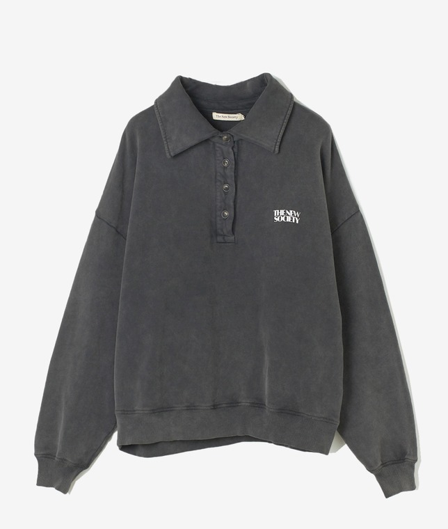 The New Society/スウェットポロトップ(A0854UTS427)｜THIRD MAGAZINE