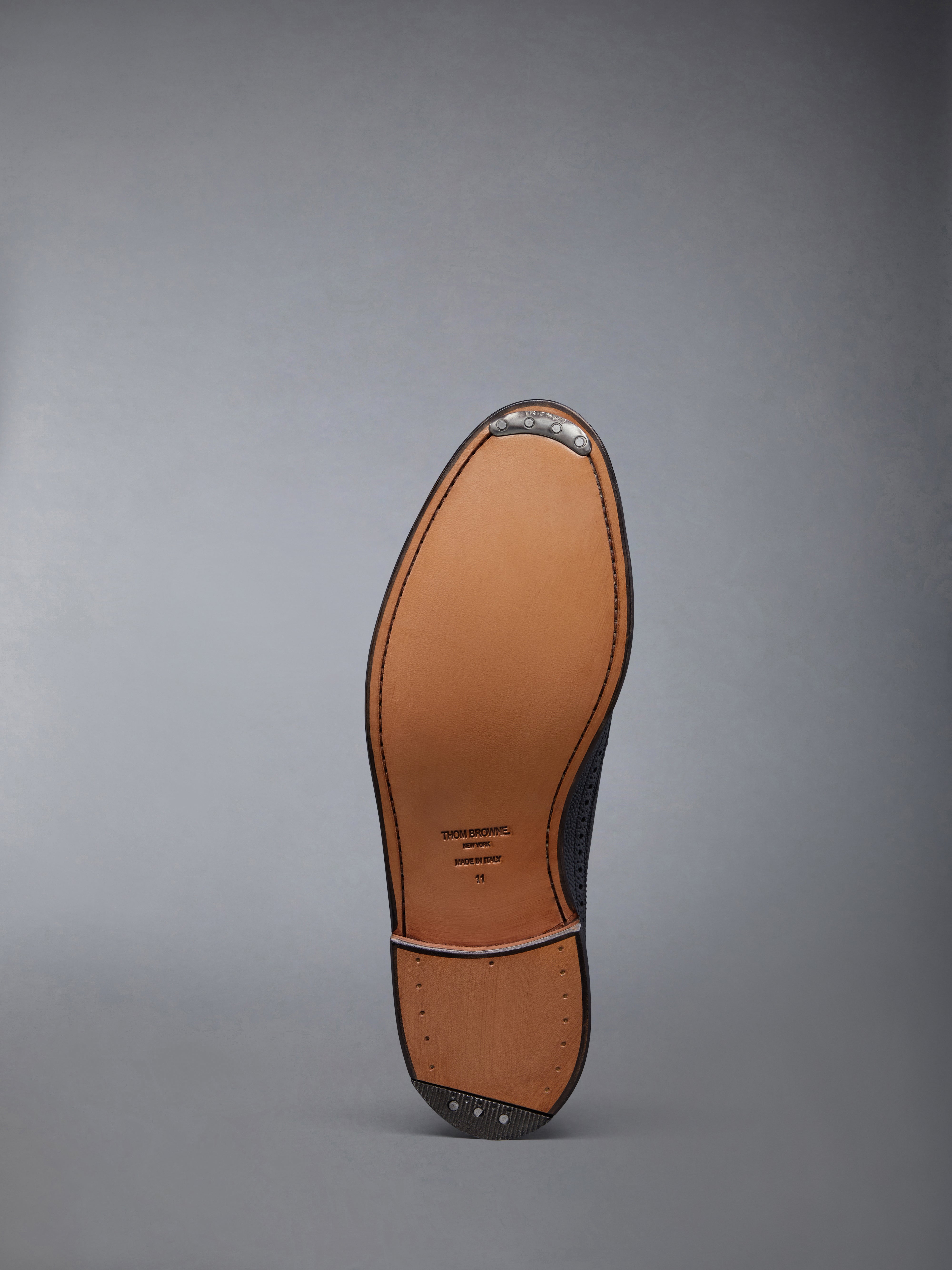 レザーソール ロングウィングチップ ブローグ | Thom Browne