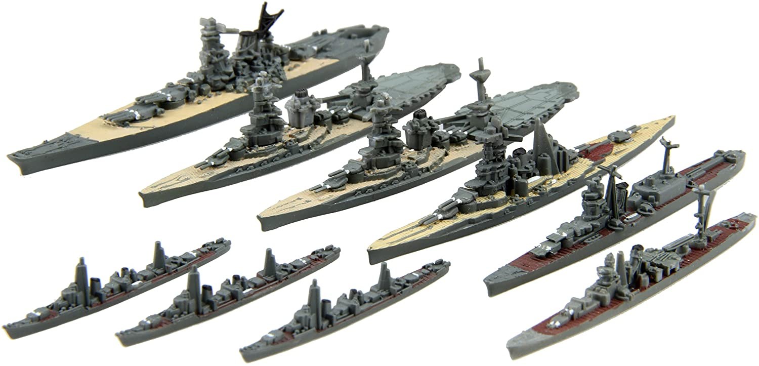 集める軍艦シリーズ 1/3000 昭和20年 呉軍港残存艦艇セット （大和昭和