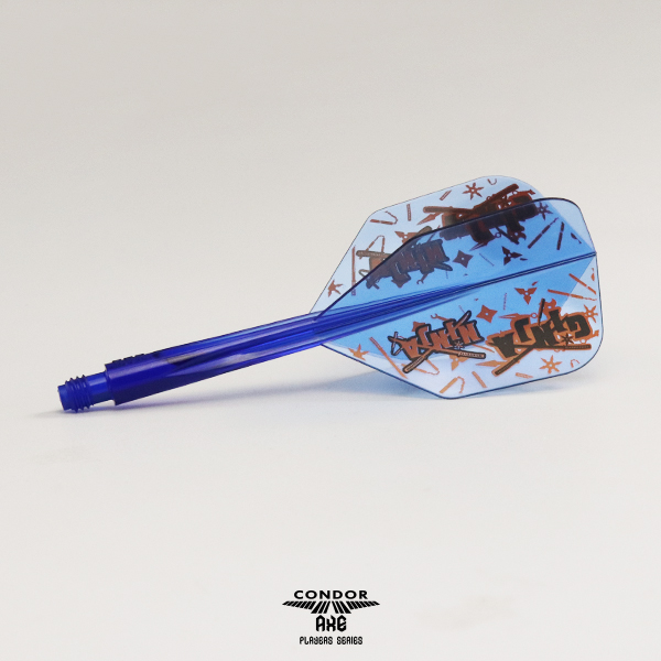 ダーツ フライト CONDOR AXE GINJA NINJA クリアブルー Matt Champbell